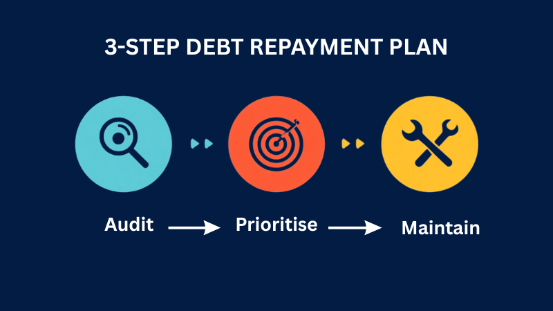 3 Step of Debt repayment | Basecode