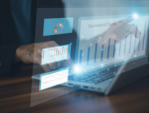 Predictive Analytics in Finance showing dashboard | Basecode